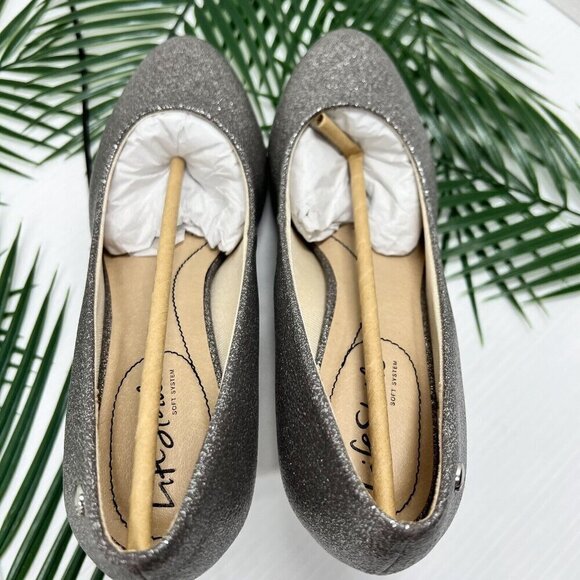 LifeStride Women's Parigi Silver Round Toe Slip On Pump Heels Size 7.5W NWB - Picture 7 of 12